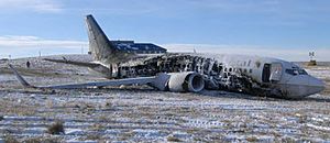 Continental Airlines Flight 1404 wreckage3