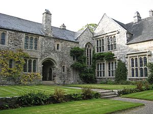 Cotehele, house from courtyard