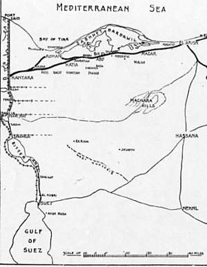 Duguid map opp p.48Arish