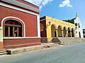 Dzitbalché Campeche - Casa de la cultura, biblioteca y parroquia, 2017