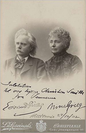 Edvard en Nina Grieg 1899
