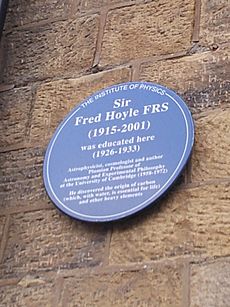 Fred Hoyle BGS Plaque