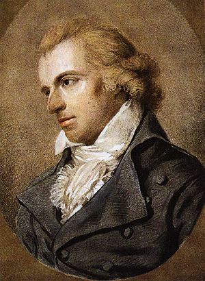 Portrait of Schiller by Ludovike Simanowiz (1794)