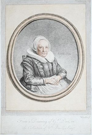 Gerard Dou's Mother, by Captain William Baillie