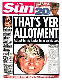 Graham Taylor Resigns Sun Headline