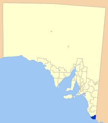 Location of the District Council of Grant in South Australia