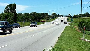 Highway 264 in Lowell, AR