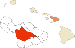 Historic Mokus of Maui Map (Kula)