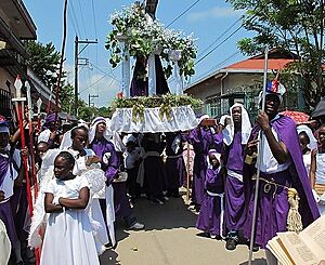 Holy Week procession Livngston