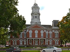 The Howard County Courthouse in Fayette
