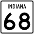 State Road 68 marker
