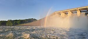 J. Percy Priest Dam spills May 3, 2010 (12324720124)