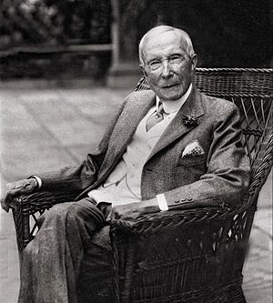 John D. Rockefeller in old age