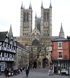 Lincoln Cathedral from Castle Hill (crop).jpg