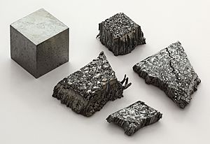 Lutetium sublimed dendritic and 1cm3 cube