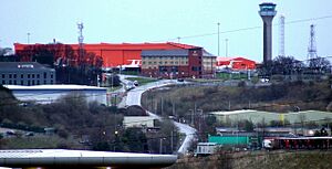 Luton Airport and Airport Way - geograph.org.uk - 2777804