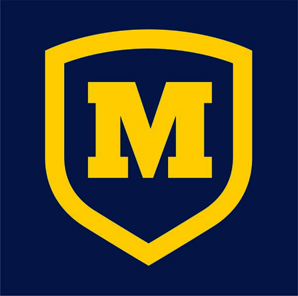 M-Shield Blue Bkg