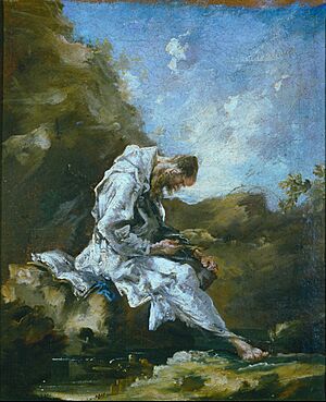 Magnasco, Alessandro - Hermit in the Desert - Google Art Project