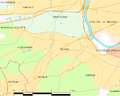 Map commune FR insee code 92072