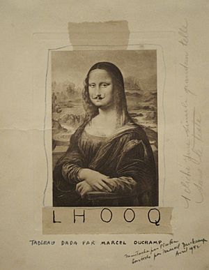 Marcel Duchamp, 1919, L.H.O.O.Q