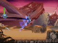 Mega Man X6 - X jumping in intro stage