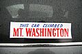 Mount Washington Bumper Sticker