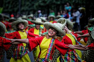 Native Filipina Dancing