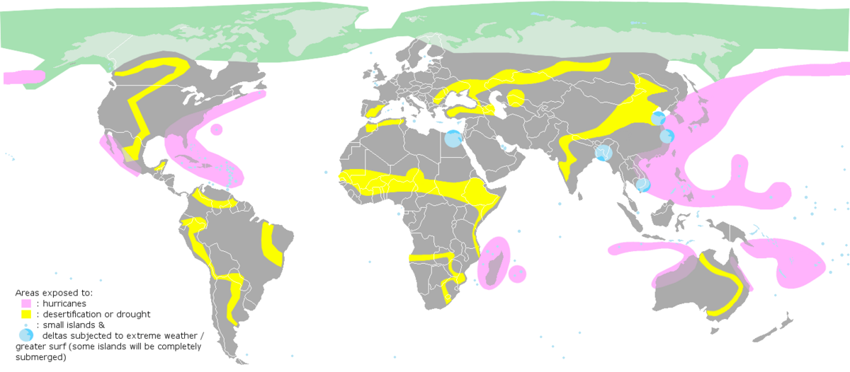 Natural disasters caused by climate change