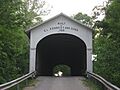 Norris Ford Covered Bridge, eastern portal