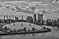 O2 with Canary Wharf and City of London (15007282651)
