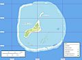 Oeno Atoll Island Map