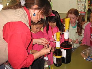 Outreach with girls