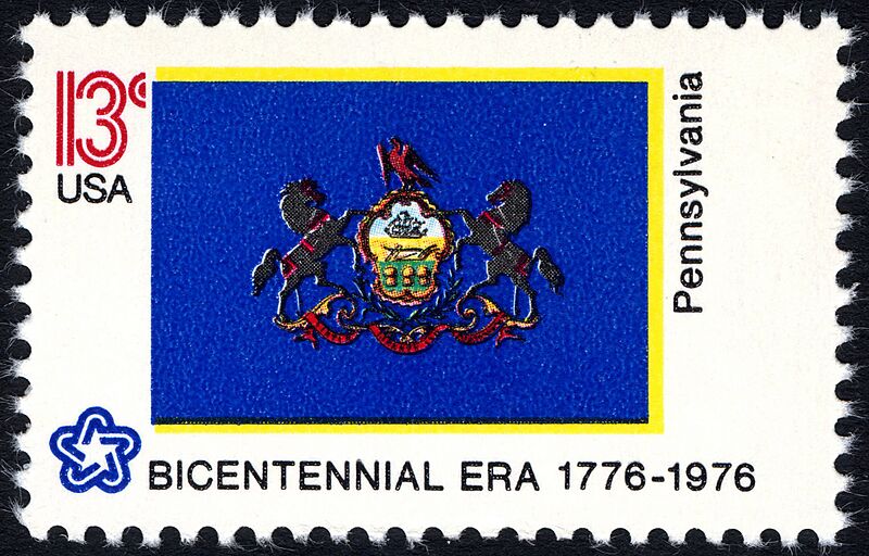 Pennsylvania Bicentennial 13c 1976 issue