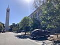 Period car at UC Berkeley campus for the filming of the 2022 movie Oppenheimer