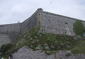 Plymouth Citadel from below - geograph.org.uk - 1317153