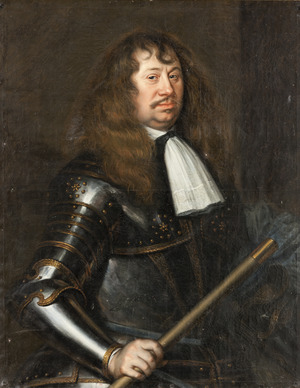 Porträtt av greve Carl Gustaf Wrangel (1613-1676), riksmarsk och generalfältherre - Skoklosters slott - 97392.tif