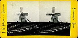 Provincetown windmill stereoscope
