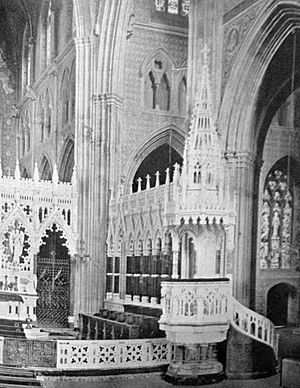 Pulpit, Armagh Cathedral, 1904