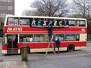 RESPECT Bus manchester