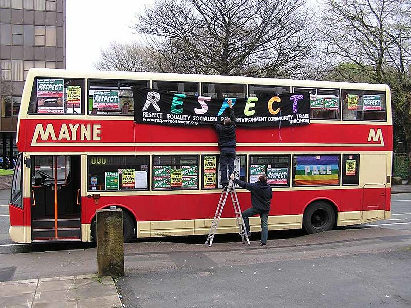 RESPECT Bus manchester