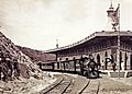 Railroad station in minas gerais 1884