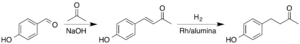 Raspberry ketone synthesis