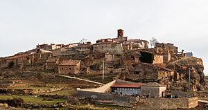View of Reznos, Soria, Spain