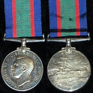 Royal Naval Volunteer Reserve Long Service and Good Conduct Medal (George VI) v1