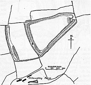 Ruborough Camp Somerset Map