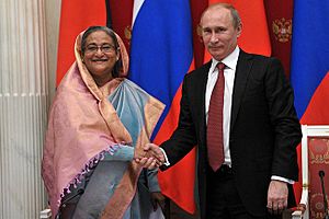 Russia-Bangladeshi talks Moscow 2013-01-15 10