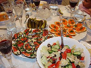 Russian Celebration Zakuski
