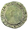 Shilling of Elizabeth I - Counterfeit(YORYM-1995.109.03) obverse.jpg