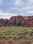 Snow Canyon Natural Scene