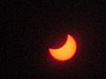 Solar eclipse as seen from Mira Mesa, San Diego, California